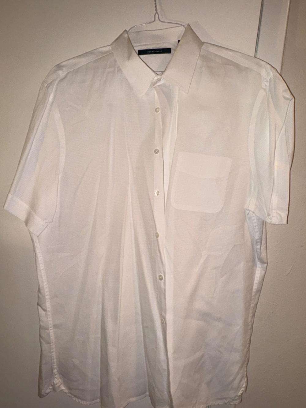 Perry Ellis Mens short sleeve button down (XXL)
